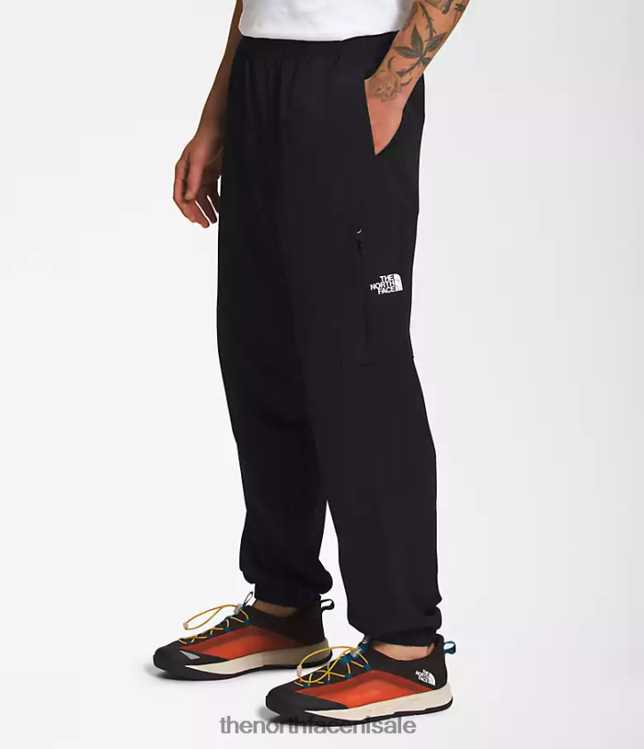 Heren Tnf nylon gemakkelijke broek The North Face P464ZN488 kleding tn zwart