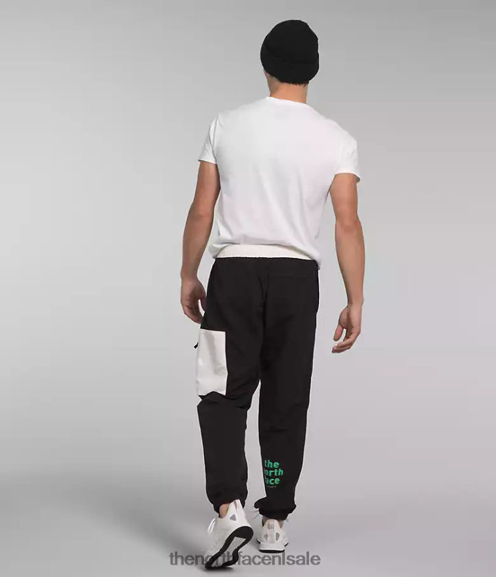 Heren Tnf nylon gemakkelijke broek The North Face P464ZN489 kleding tnf zwart/gardenia wit
