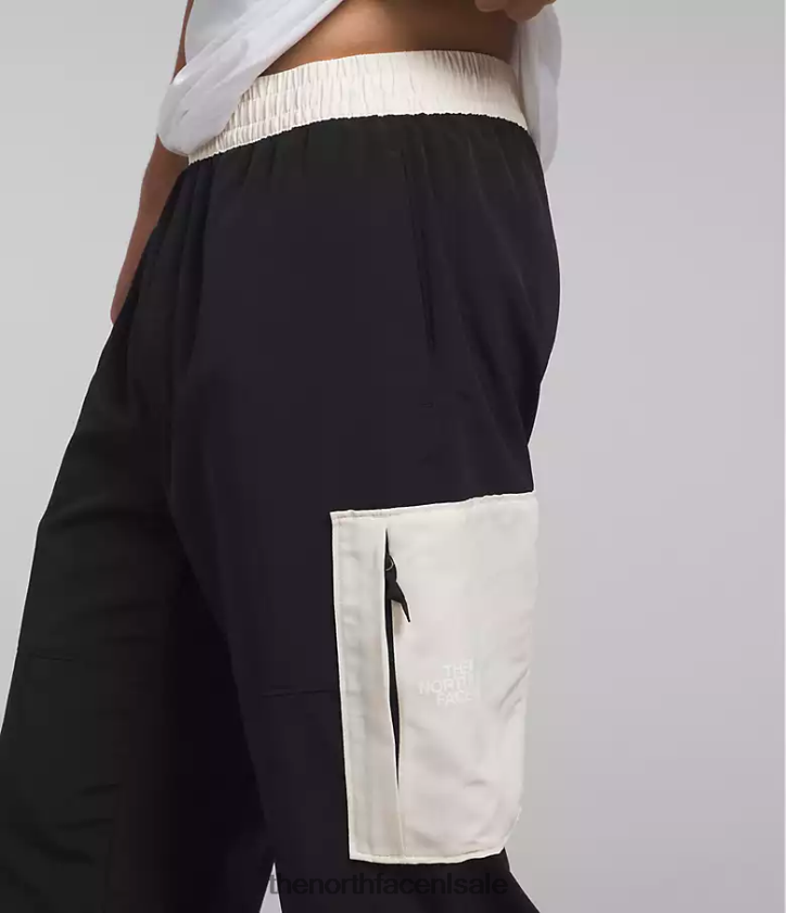 Heren Tnf nylon gemakkelijke broek The North Face P464ZN489 kleding tnf zwart/gardenia wit