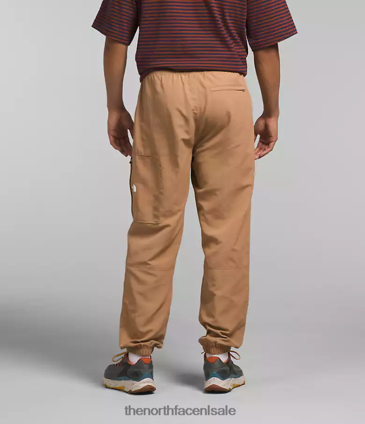 Heren Tnf nylon gemakkelijke broek The North Face P464ZN491 kleding amandelboter