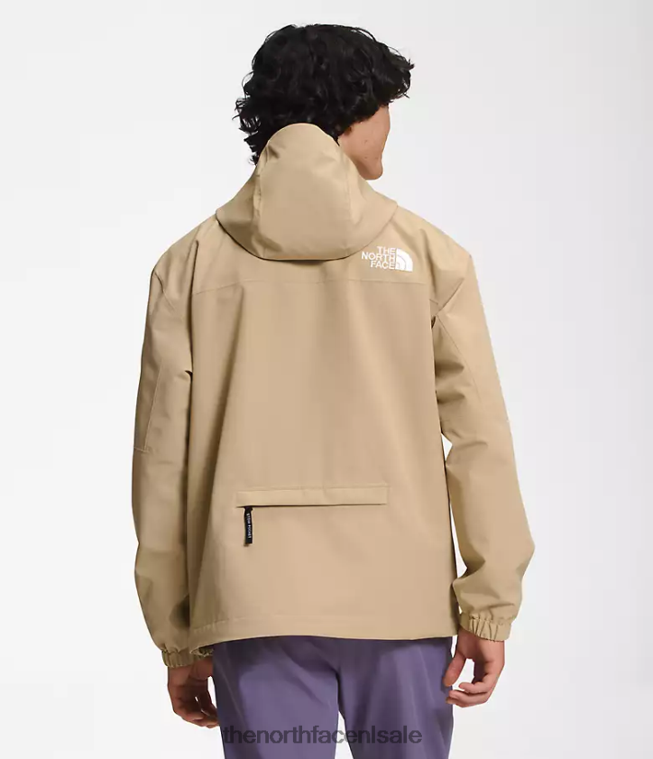 Heren Tnf opvouwbare jas The North Face P464ZN6 kleding kaki steen
