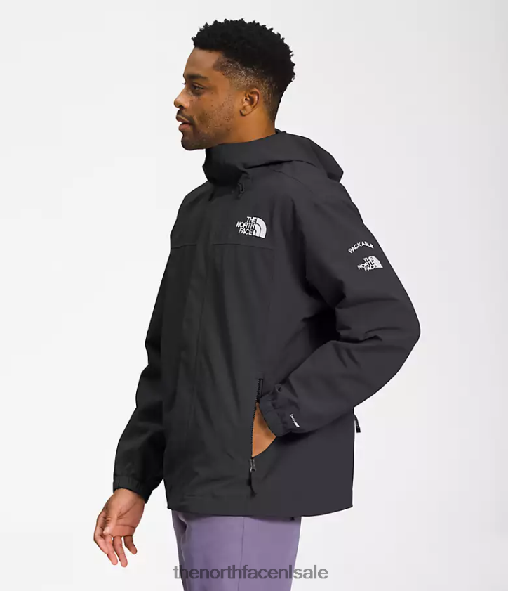 Heren Tnf opvouwbare jas The North Face P464ZN7 kleding asfalt grijs