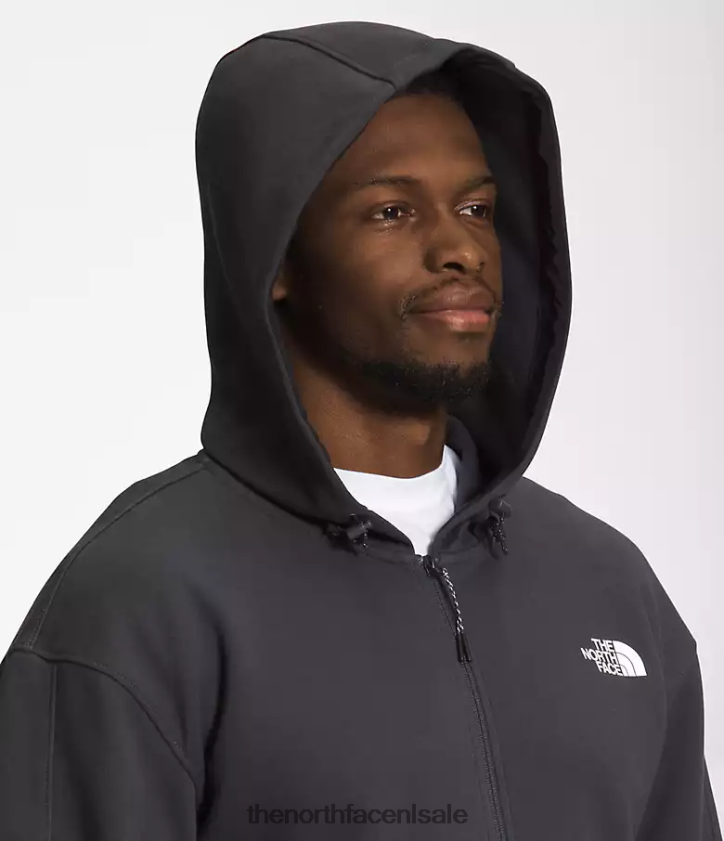 Heren Tnf tech-hoodie met volledige ritssluiting The North Face P464ZN209 kleding maan leisteen