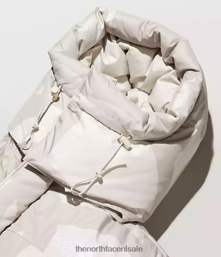 Heren Tnf x Kaws retro Himalaya parka uit 1994 The North Face P464ZN143 kleding kw maanlicht ivoor hym print
