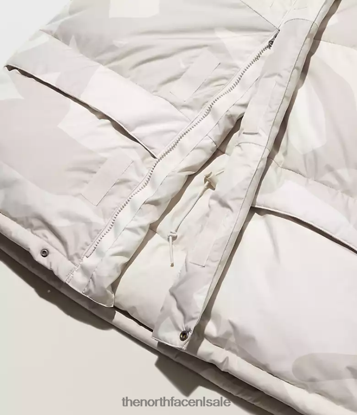 Heren Tnf x Kaws retro Himalaya parka uit 1994 The North Face P464ZN143 kleding kw maanlicht ivoor hym print