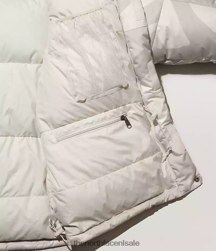 Heren Tnf x Kaws retro Himalaya parka uit 1994 The North Face P464ZN143 kleding kw maanlicht ivoor hym print