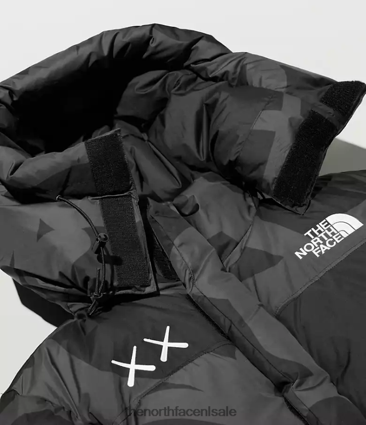 Heren Tnf x Kaws retro Himalaya parka uit 1994 The North Face P464ZN144 kleding kw tnf zwarte hymprint