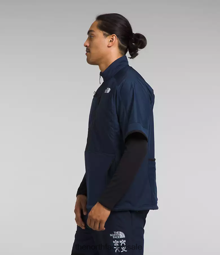 Heren Trailwear winterwarm overshirt The North Face P464ZN606 kleding top marine/tnf zwart