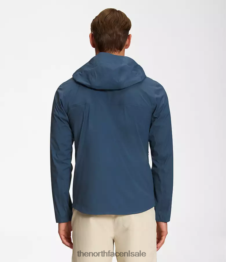 Heren West Basin Dryvent-jas The North Face P464ZN412 kleding schaduwrijk blauw
