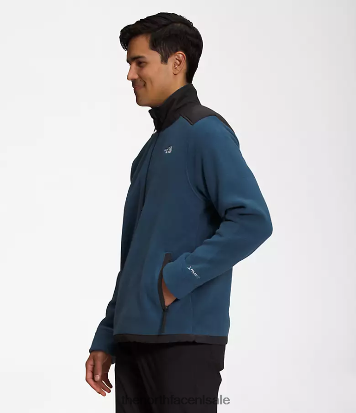 Heren alpine polartec 200 -ritssluiting The North Face P464ZN356 kleding schaduwblauw/tnf zwart