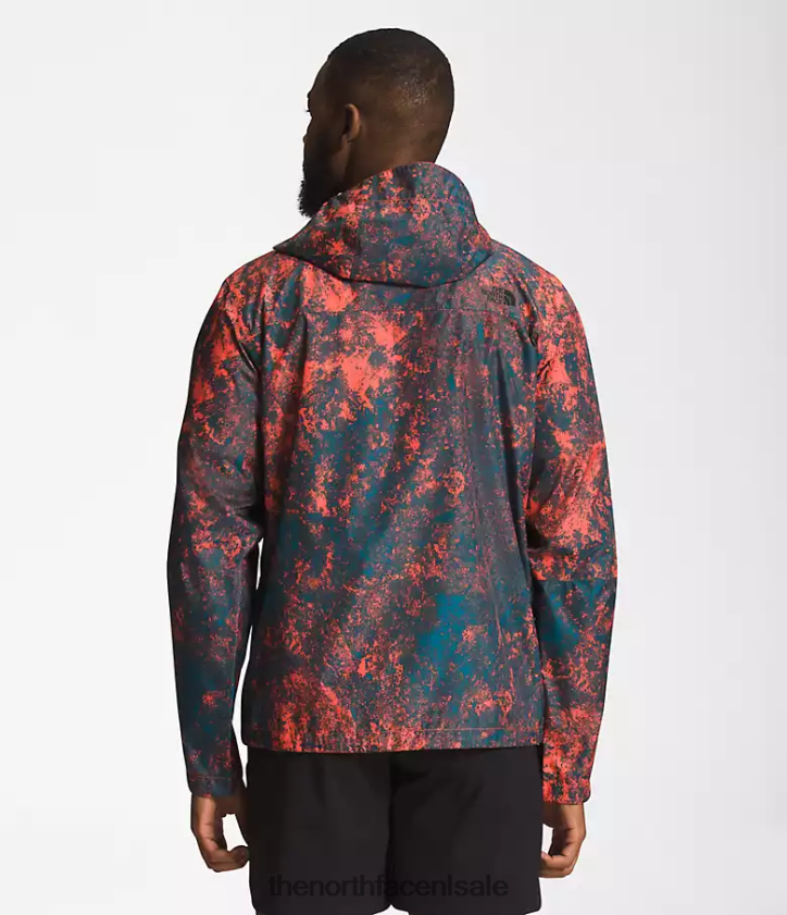 Heren alta vista jas The North Face P464ZN1252 kleding retro oranje hyperrockprint