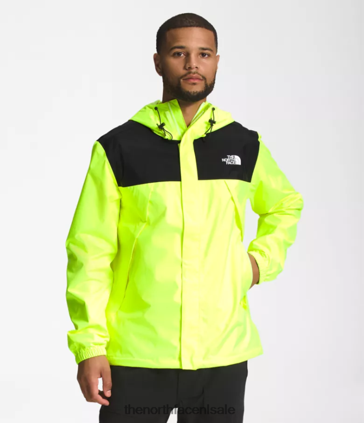 Heren antora jas The North Face P464ZN282 kleding tnf zwart/led geel