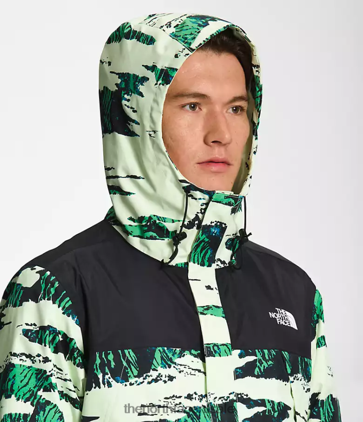 Heren antora jas The North Face P464ZN285 kleding tnf zwart/utility bruine camouflageprint
