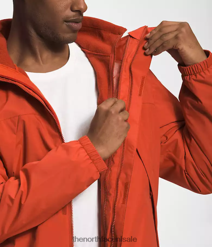 Heren antora triklimaat The North Face P464ZN1001 kleding verroest brons