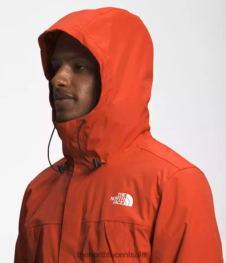 Heren antora triklimaat The North Face P464ZN1001 kleding verroest brons