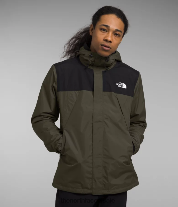 Heren antora triklimaat The North Face P464ZN1002 kleding nieuw taupegroen/tnf zwart