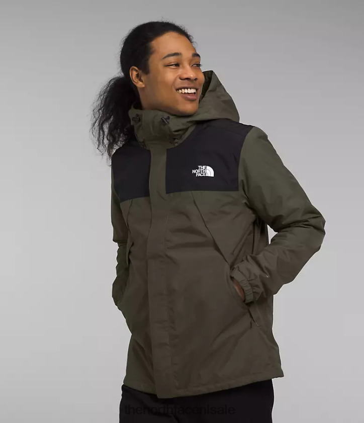 Heren antora triklimaat The North Face P464ZN1002 kleding nieuw taupegroen/tnf zwart