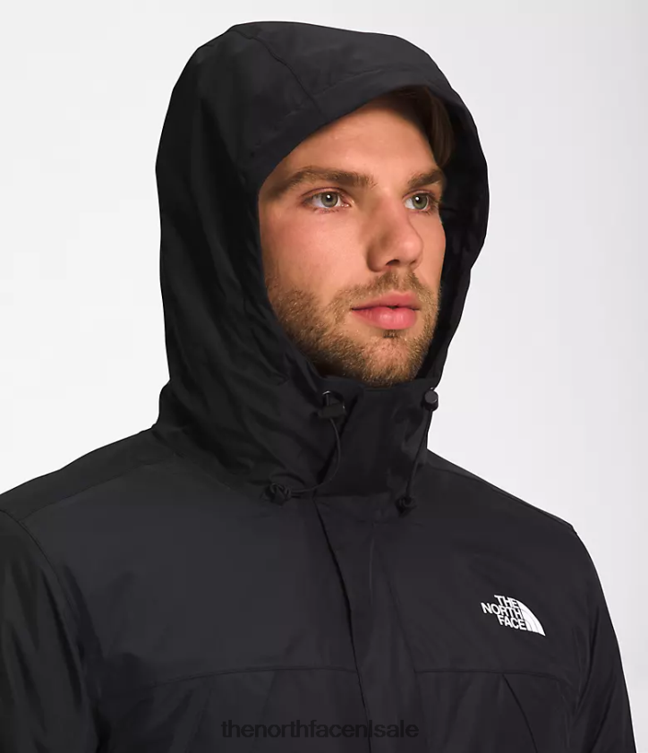 Heren antora triklimaat The North Face P464ZN998 kleding tnf zwart/vanadisgrijs