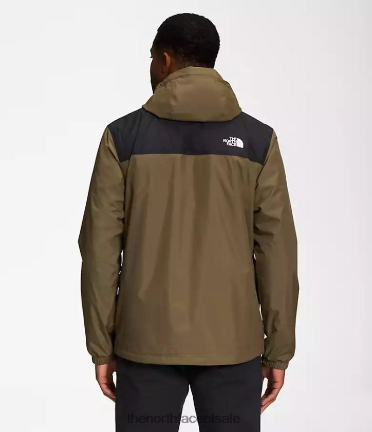 Heren antora triklimaat The North Face P464ZN999 kleding militair olijf/tnf zwart