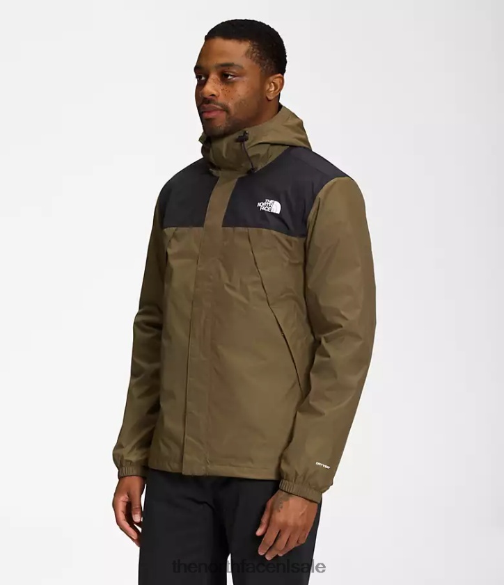 Heren antora triklimaat The North Face P464ZN999 kleding militair olijf/tnf zwart