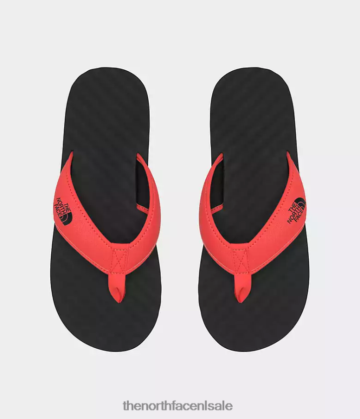 Heren basiskamp-slippers ii The North Face P464ZN498 schoenen tnf zwart/retro oranje