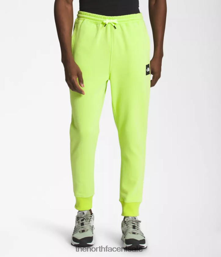 Heren box nse joggers The North Face P464ZN1040 kleding led geel/tnf zwart