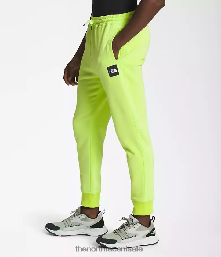 Heren box nse joggers The North Face P464ZN1040 kleding led geel/tnf zwart