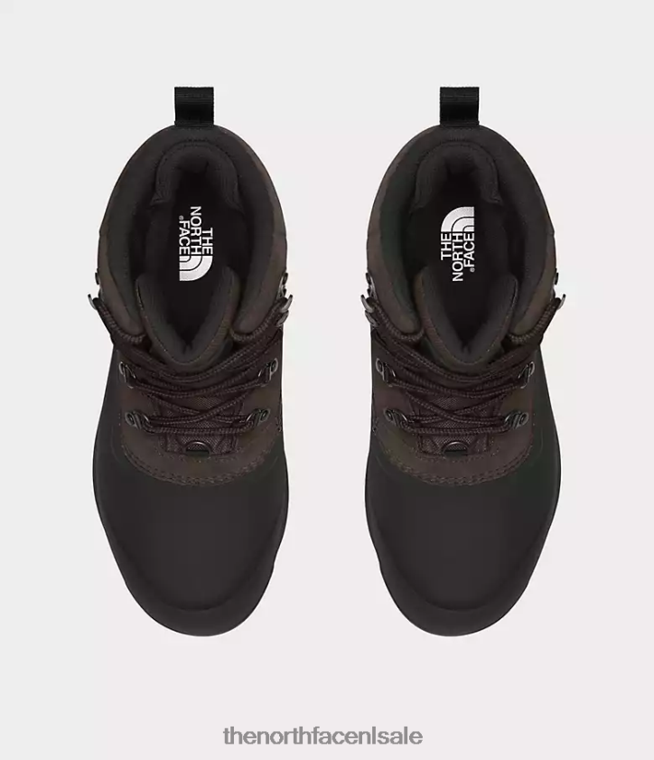 Heren chilkat v-kant waterdichte laarzen The North Face P464ZN612 schoenen koffie bruin/tnf zwart