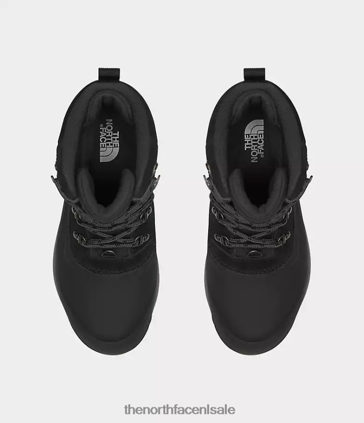 Heren chilkat v-kant waterdichte laarzen The North Face P464ZN613 schoenen tnf zwart/asfaltgrijs
