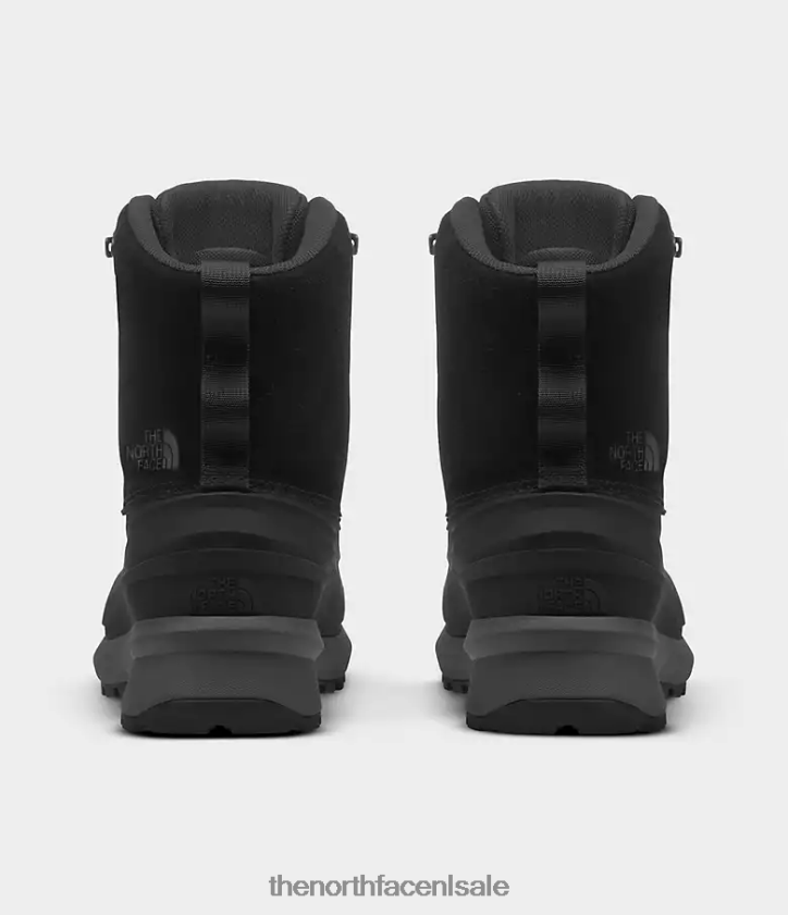 Heren chilkat v-kant waterdichte laarzen The North Face P464ZN613 schoenen tnf zwart/asfaltgrijs