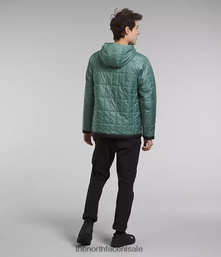 Heren circaloft-rits trui The North Face P464ZN767 kleding donker salie/tnf zwart