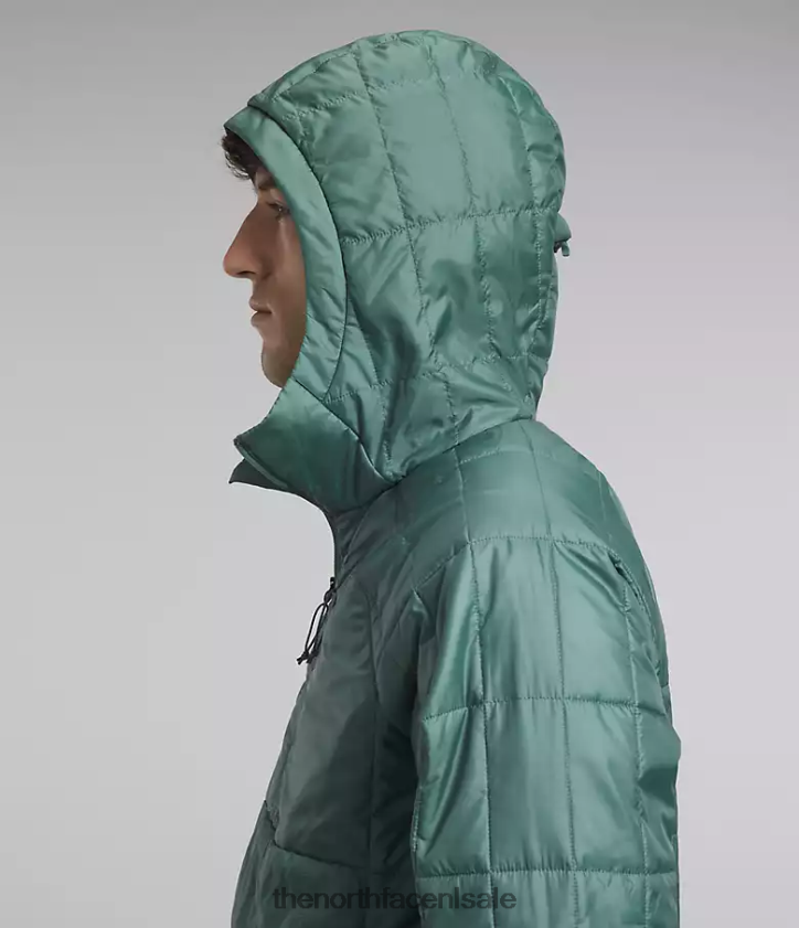 Heren circaloft-rits trui The North Face P464ZN767 kleding donker salie/tnf zwart