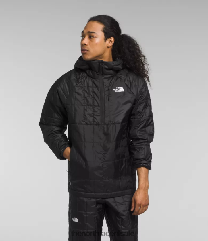 Heren circaloft-rits trui The North Face P464ZN768 kleding tn zwart