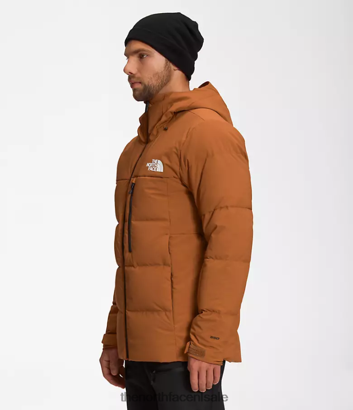 Heren corefire donsjack The North Face P464ZN1035 kleding leer bruin