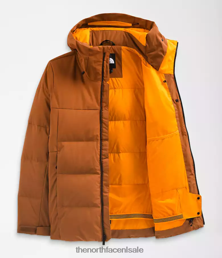 Heren corefire donsjack The North Face P464ZN1035 kleding leer bruin