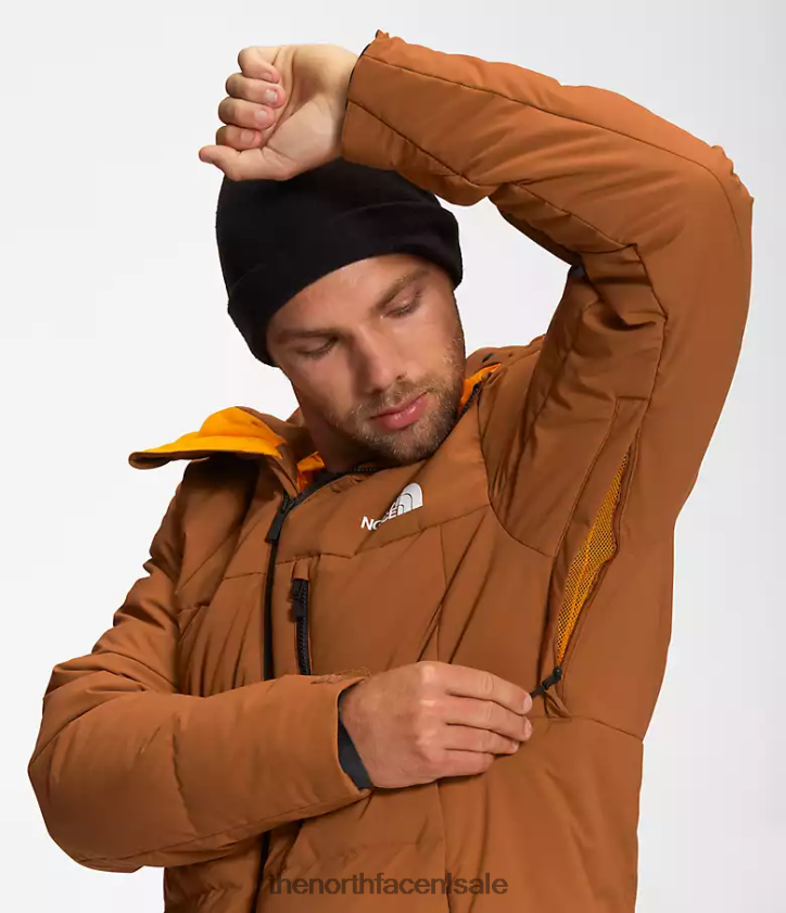 Heren corefire donsjack The North Face P464ZN1035 kleding leer bruin