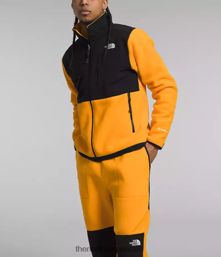 Heren denali jas The North Face P464ZN193 kleding top goud/tnf zwart