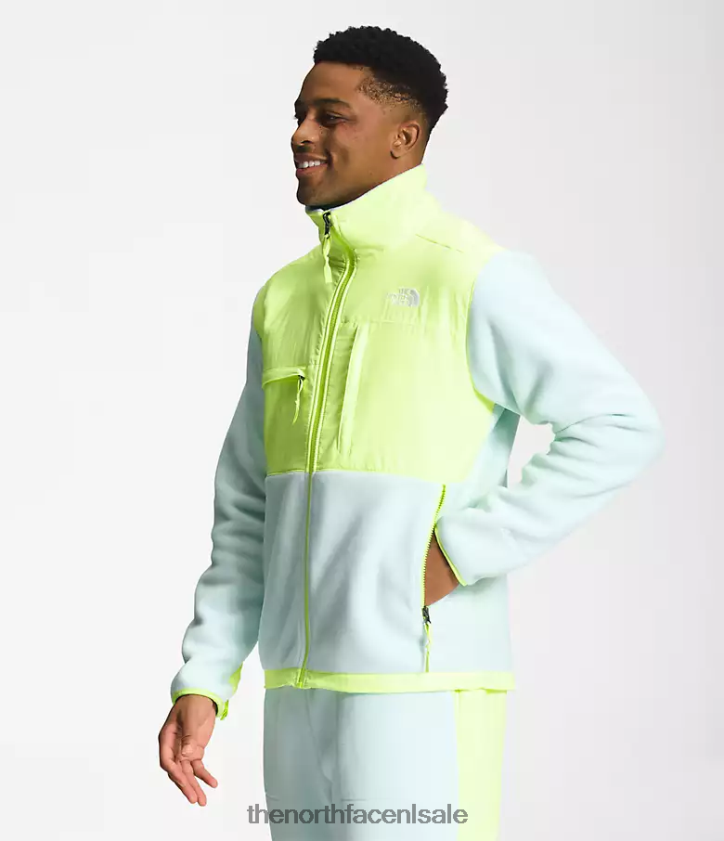 Heren denali jas The North Face P464ZN196 kleding dakraam blauw/led geel