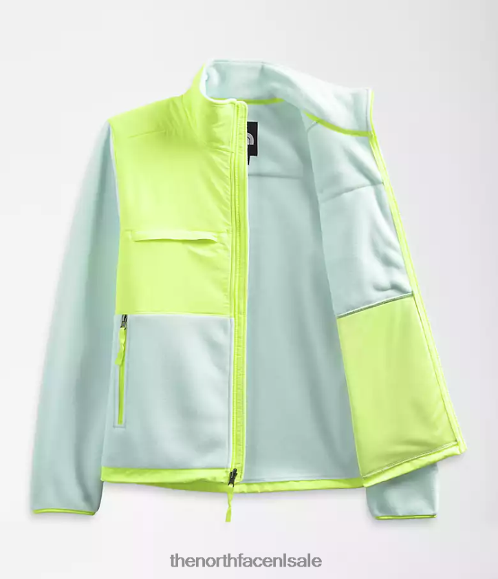 Heren denali jas The North Face P464ZN196 kleding dakraam blauw/led geel