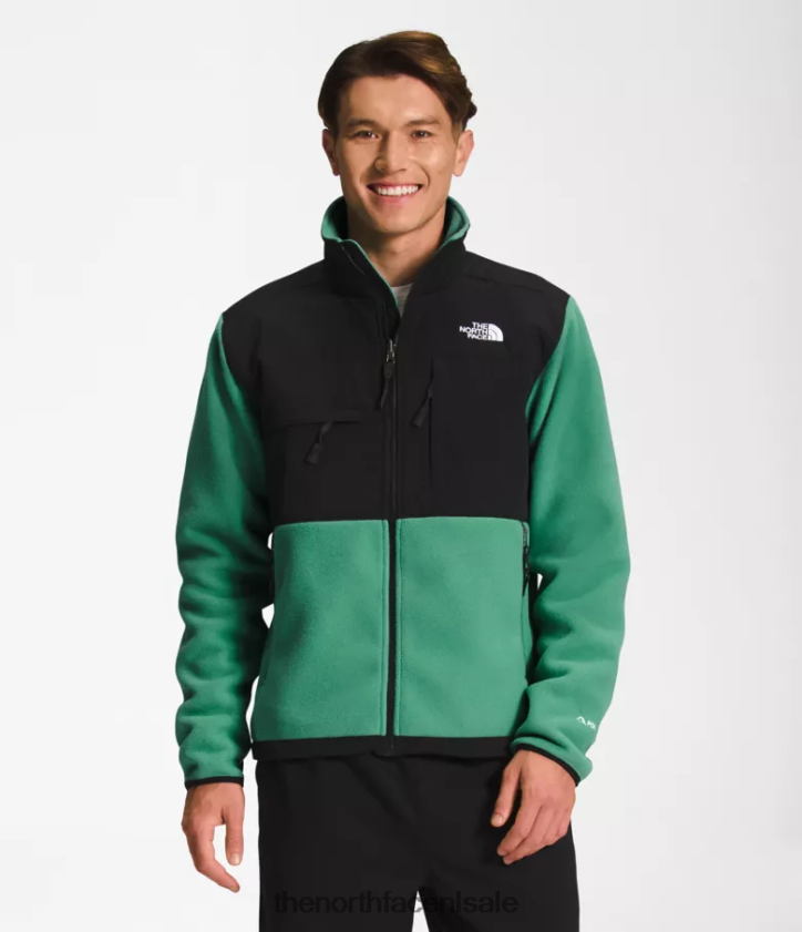 Heren denali jas The North Face P464ZN197 kleding diep grasgroen