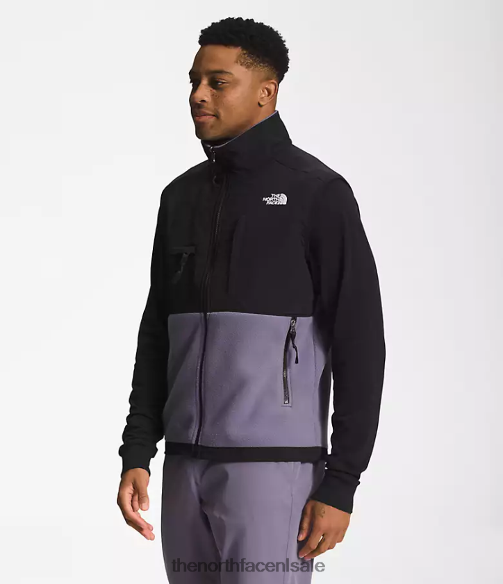 Heren denali-vest The North Face P464ZN600 kleding maanleisteen/tnf zwart