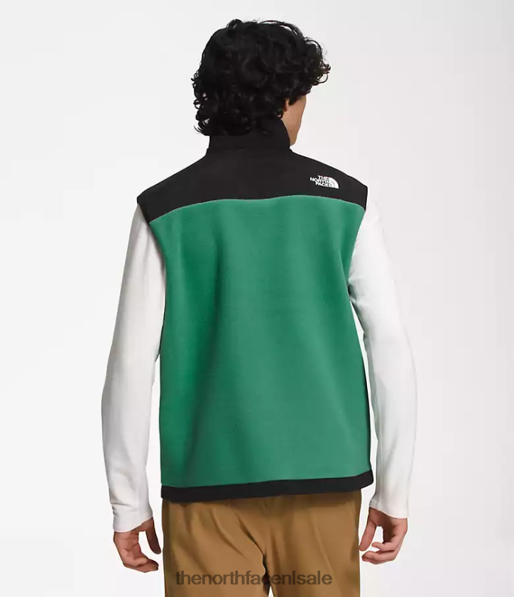 Heren denali-vest The North Face P464ZN601 kleding diep grasgroen