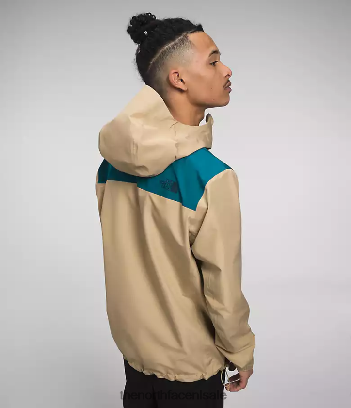 Heren dryzzle futurelight-jack The North Face P464ZN1117 kleding blauw koraal/kaki steen