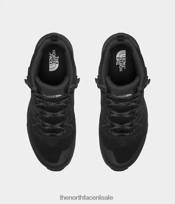 Heren egel 3 middelhoge waterdichte laarzen The North Face P464ZN835 schoenen tnf zwart/asfaltgrijs