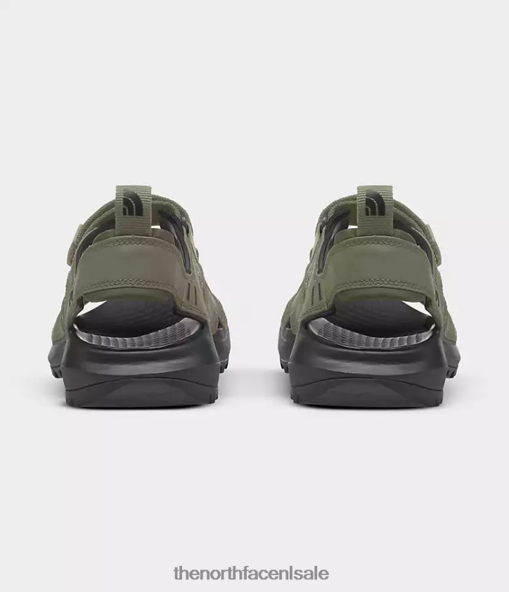 Heren egelsandalen iii The North Face P464ZN552 schoenen gebrand olijfgroen/tnf zwart