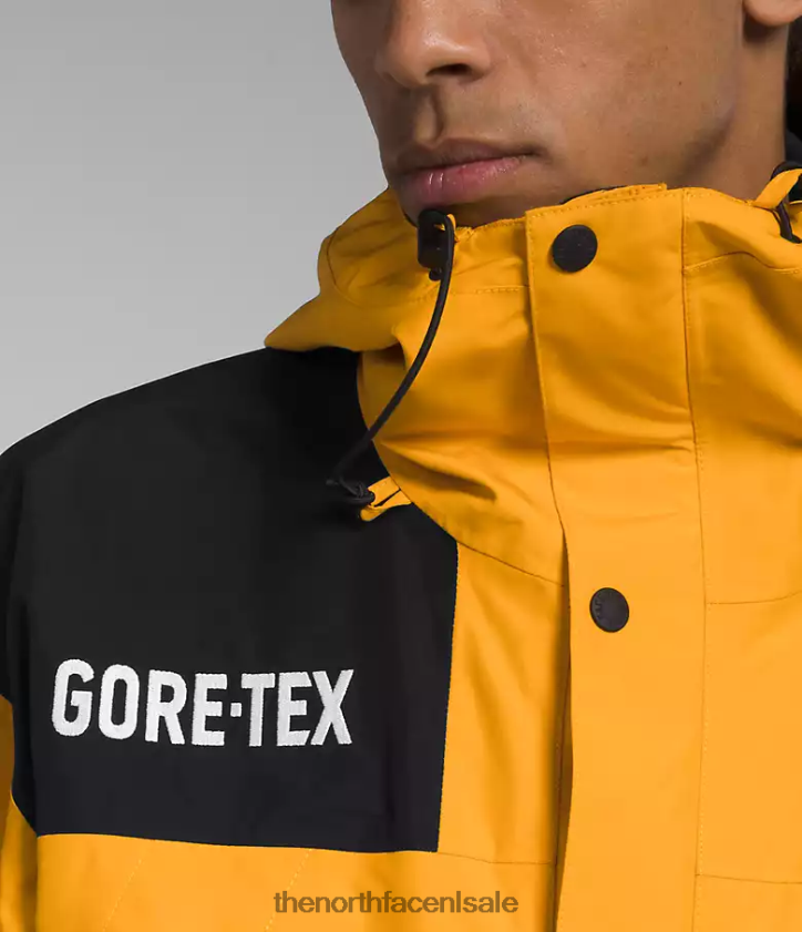 Heren gtx bergjas The North Face P464ZN544 kleding top goud/tnf zwart