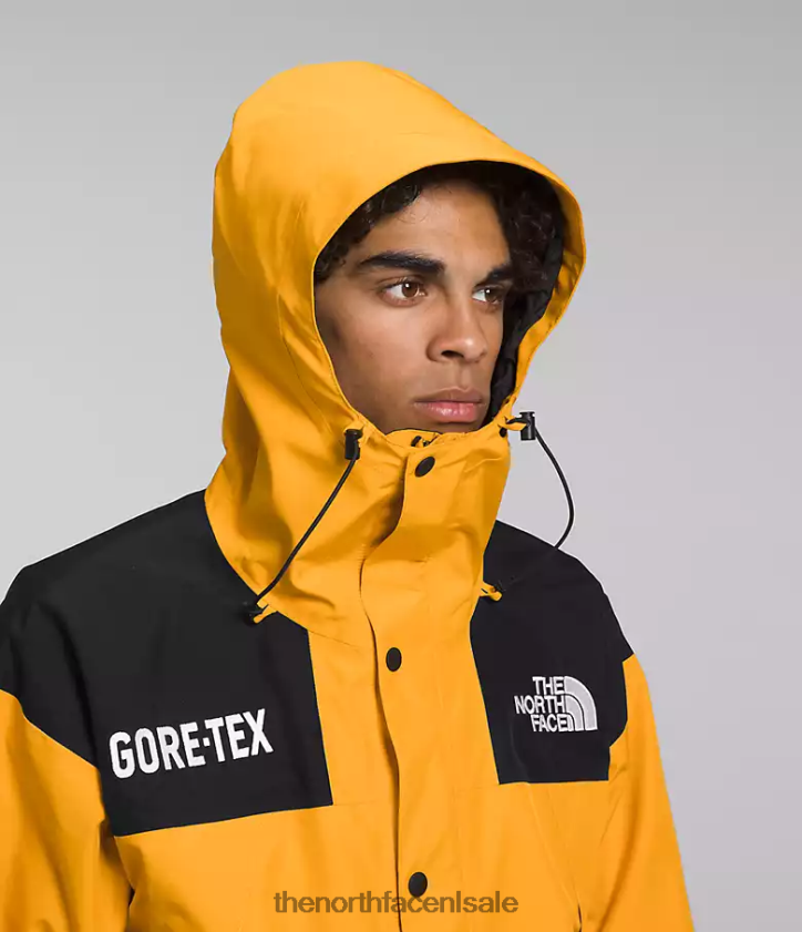 Heren gtx bergjas The North Face P464ZN544 kleding top goud/tnf zwart