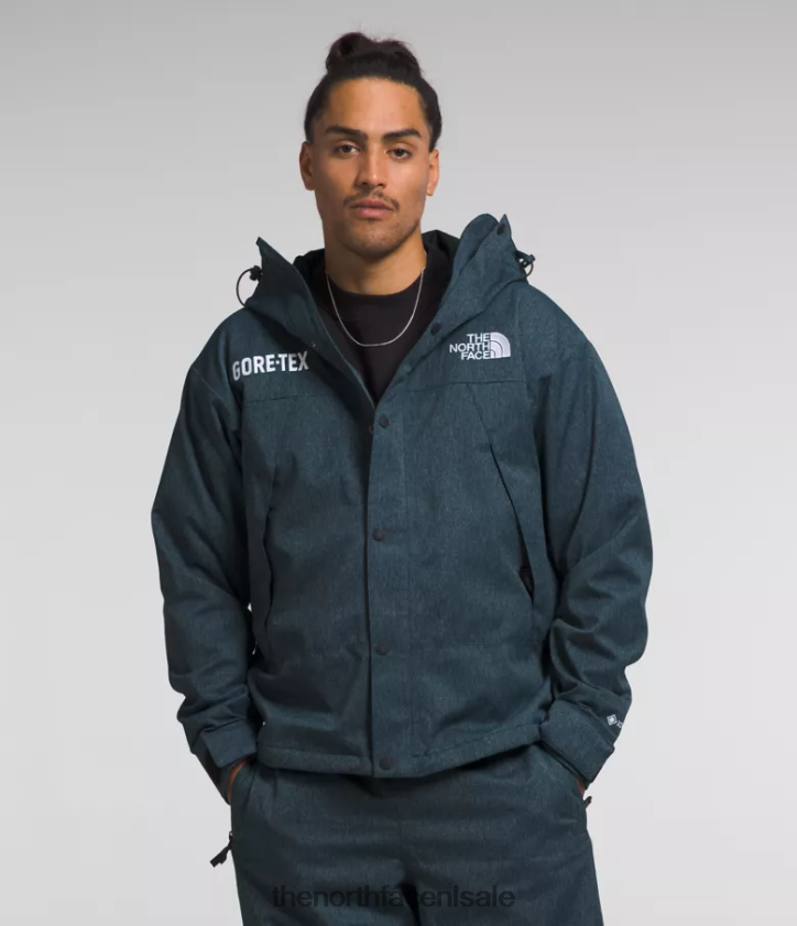 denimblauw/tnf zwart