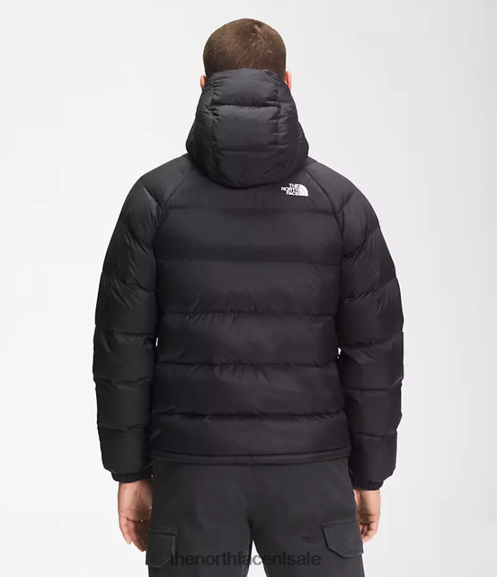 Heren hydrenaliet donshoodie The North Face P464ZN639 kleding tn zwart