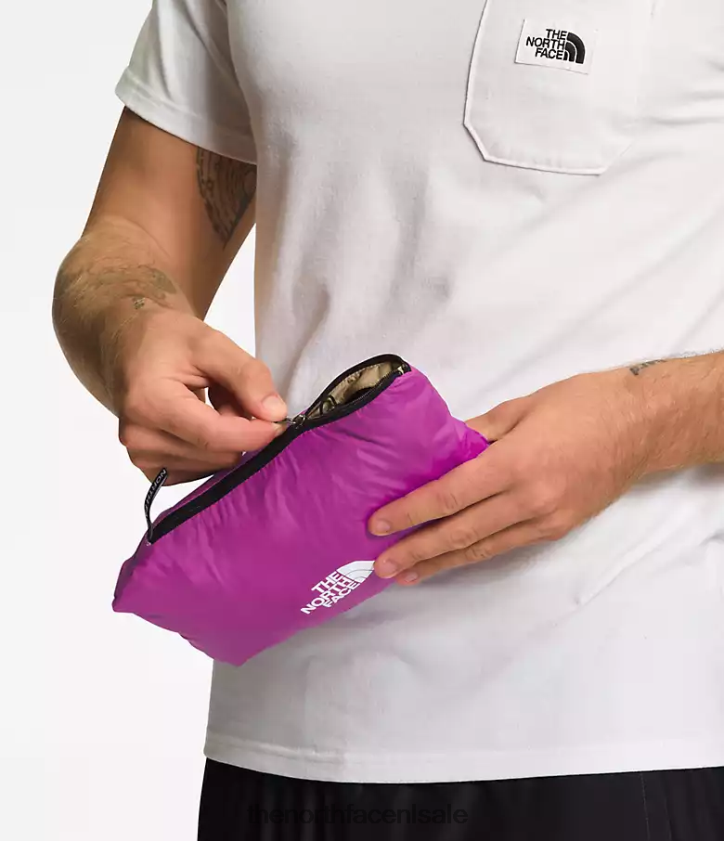 Heren hydrenaline jas 2000 The North Face P464ZN100 kleding kaki steen/paarse cactusbloem/tnf zwart